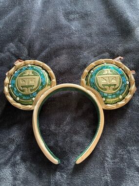 Wakanda Forever Mickey Ears Gold and Green